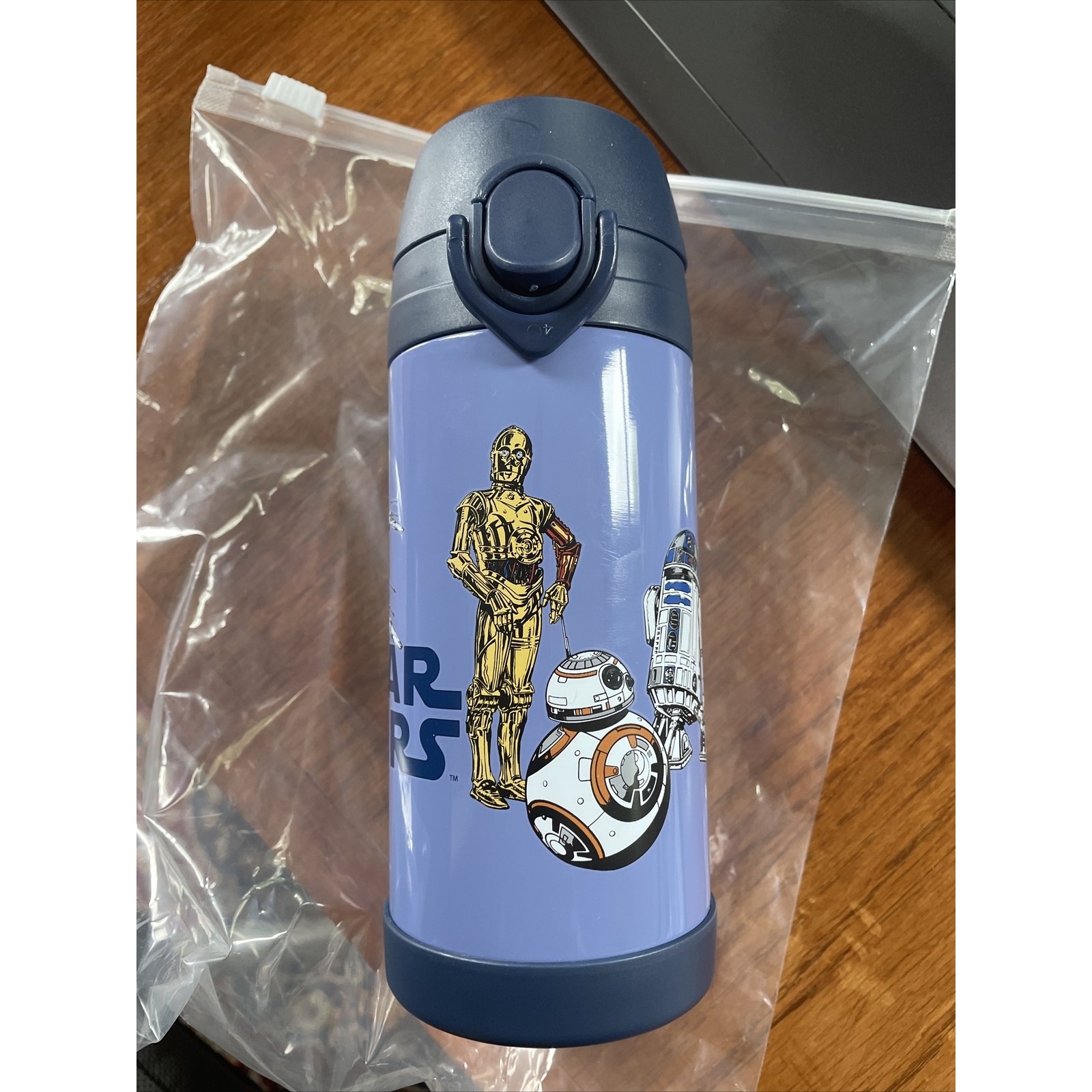 School Pottery Barn Disney Star Wars Water Bottle Droid Jedi Space Mandalorian .